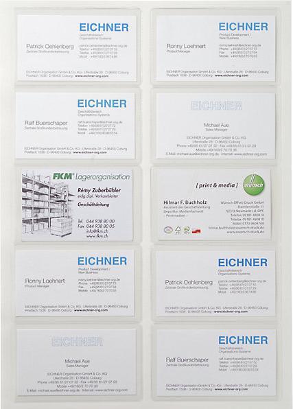 Image du produit Eichner Pochettes transparentes autocollantes (C4, 20 x)