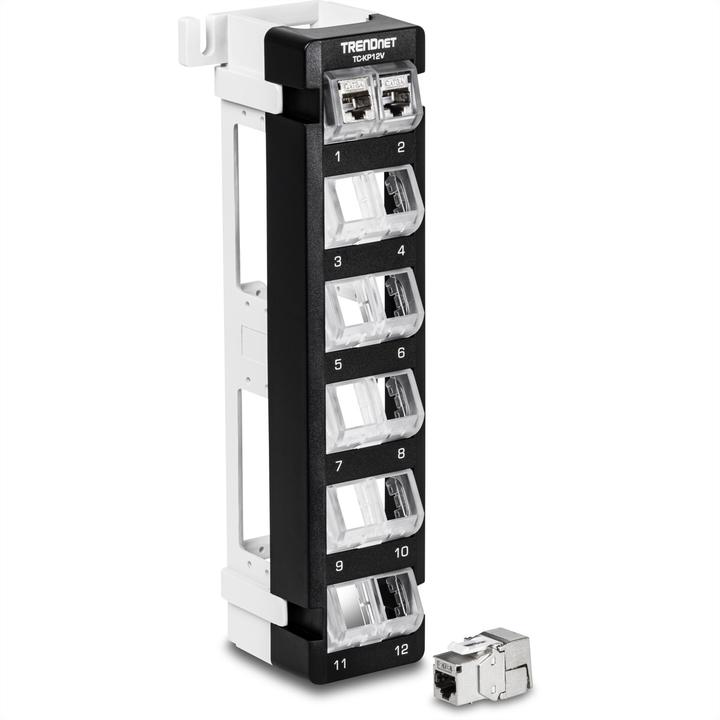 Immagine prodotto Trendnet Pannello patch Keystone TC-KP12V 12 porte vuoto a muro angolato