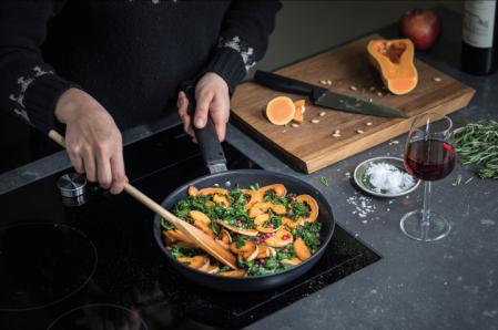 Actual product image Fiskars Hard Face Fryer 1052224, 28 cm (28 cm, Frying pan, Aluminium)