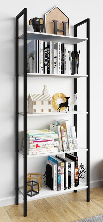 Immagine prodotto VCM Metall Stand Regal Bücher Flakos 5fach (62 x 24 x 165 cm)
