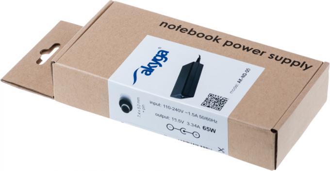 Produktbild Akyga Notebook-Adapter ist dediziert AK-ND-05 DELL 19V (65 W)