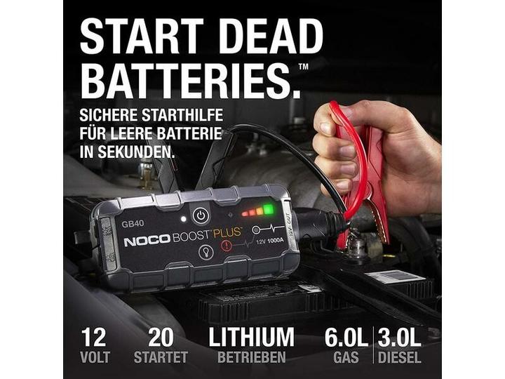 Actual product image Noco GB40 genius BOOST (1000 A, 2150 mAh)