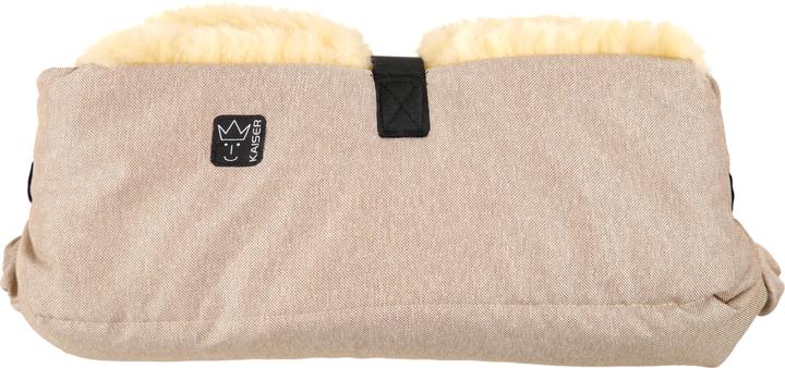 Kaiser Scaldamani in pelle d'agnello BIG DOUBLE Sabbia/Melange