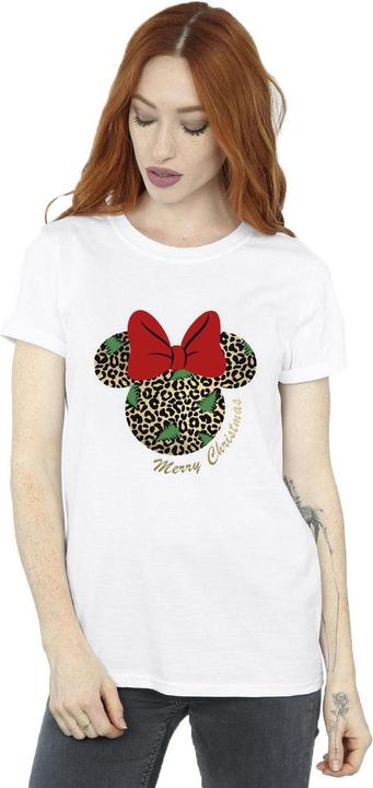 Image du produit Disney - T-shirt MINNIE MOUSE LEOPARD CHRISTMAS - Femme (M)