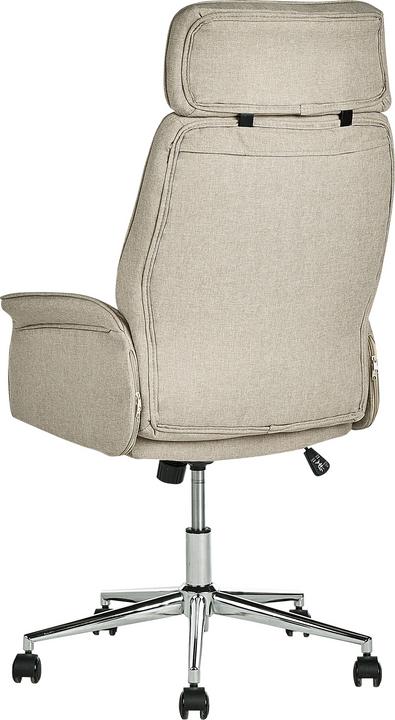 Immagine prodotto Beliani Sedia da ufficio beige regolabile in altezza PILOT