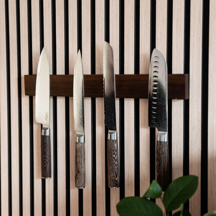 Actual product image Sobczyk - Magnetic Wooden Knife Holder - Natural wood - 45 cm