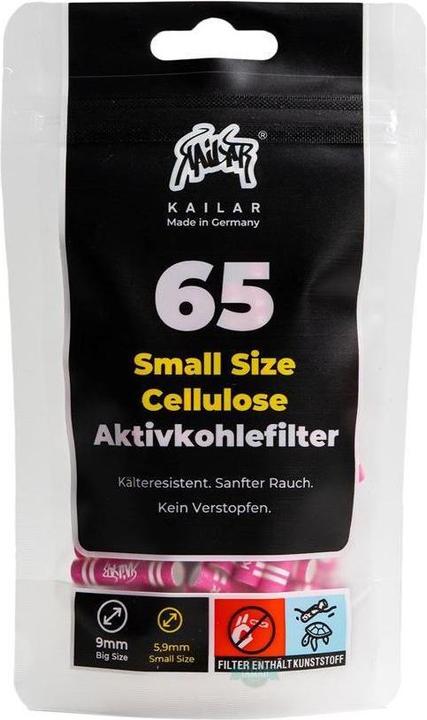 Produktbild Kailar 65 Cellulose Slim Hybrid Aktivkohlefilter - pink