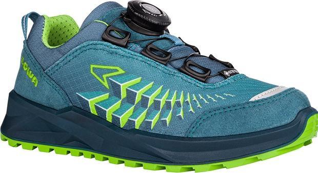Produktbild Lowa Ferrox GTX Lo Wander- & Trekkingschuhe Petrol / Limone Kinder (31)