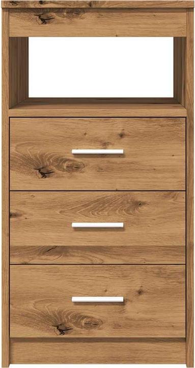 Produktbild VidaXL Schubladenschrank Artisan-Eiche 40x50x76 cm Holzwerkstoff (40 x 50 x 76 cm)