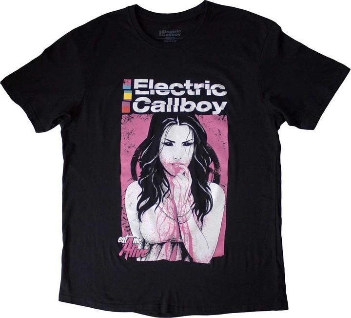 Actual product image Electric Callboy Unisex Adult Eat Me Alive Back Print T-Shirt (S)