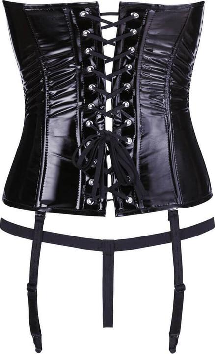 Actual product image Black Level Vinyl Corsage black L (L)