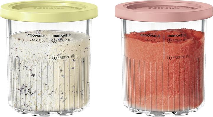 Actual product image Ninja Creami Deluxe double pack container & lid