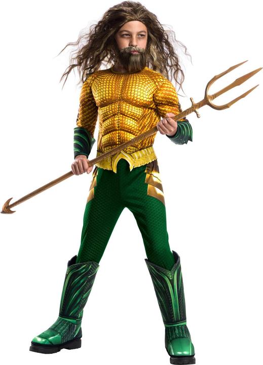 Actual product image Aquaman Boys Deluxe Costume (S)
