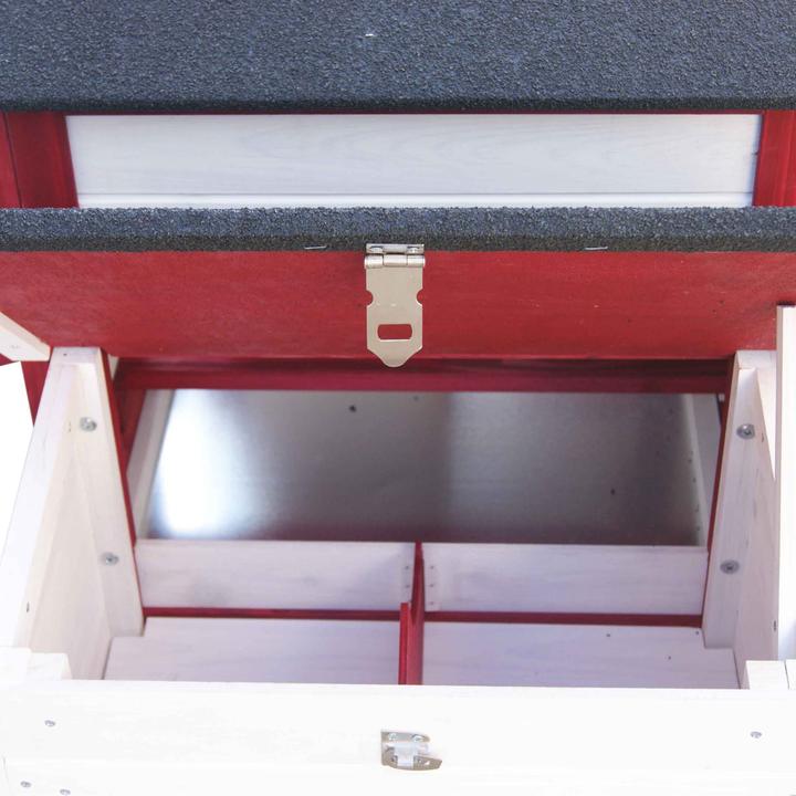 Produktbild Wiltec Hühnerstall 1520x520x920mm Freilauf Tannenholz Hühnerhaus Kotwanne Huhn