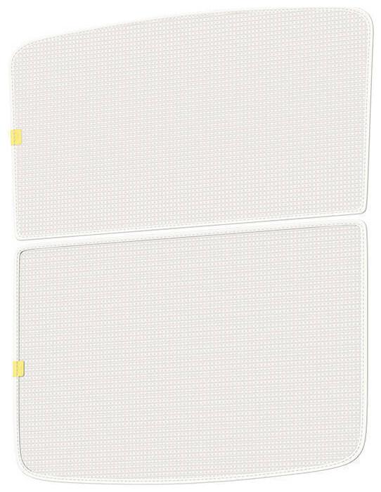 Actual product image Baseus Sunshade for Tesla Model Y T-Space Series - double layer (white)