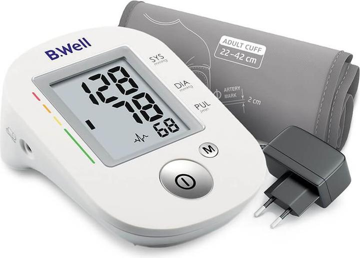 Produktbild B.Well Blutdruckmessgerät Pro-35 M-L Manschettenadapter, 30 Mem (Blutdruckmessgerät Oberarm)