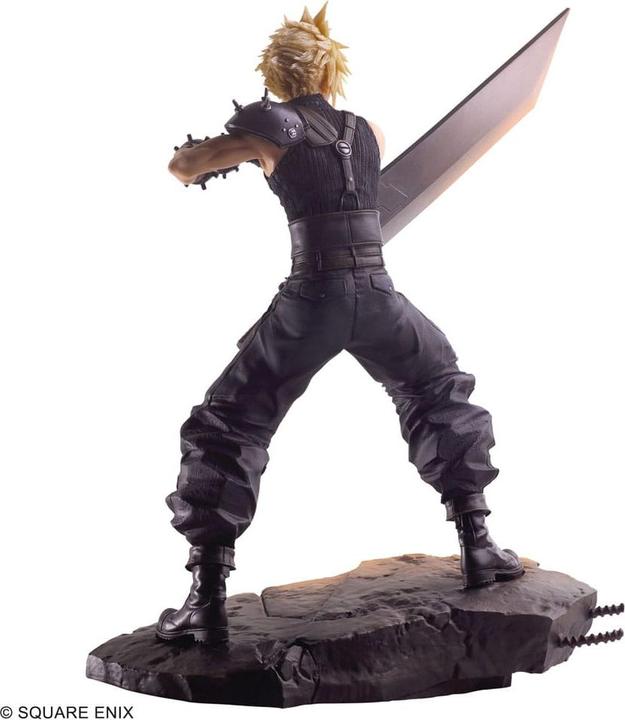Actual product image Square Enix Final Fantasy VII Rebirth Static Arts Gallery Statue Cloud Strife 18 cm