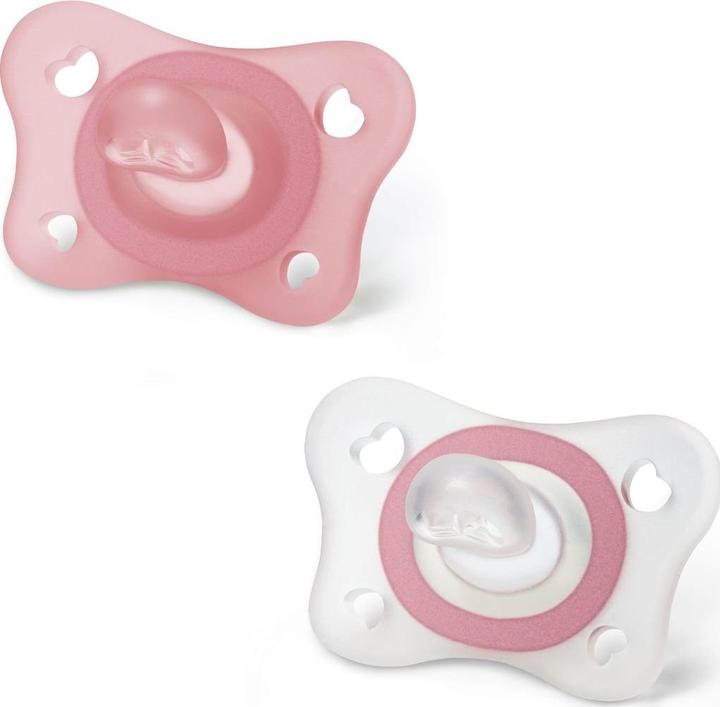 Image du produit Chicco sucette physiologique PHYSIO FORMA SOFT silicone PINK mini 2-6m (2 x, jusqu'à 6 M.)