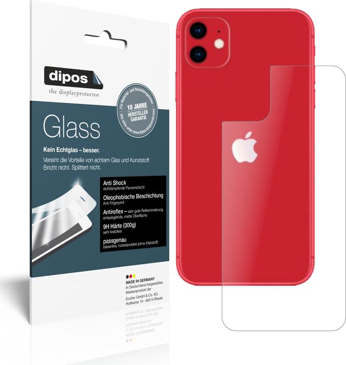 Immagine prodotto Dipos Pellicola Protettiva Anti-Shock (3 Pezzo/i, Apple iPhone 11)