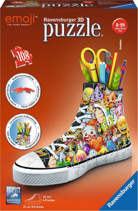 Immagine prodotto Ravensburger Sneaker Emoji (108 pezzi)