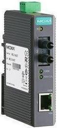 Image du produit Moxa IMC-21-M-ST - Convertisseur de média industriel 10100BaseT(X) vers 100BaseFX, multimode, connecteur