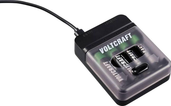 Image du produit Voltcraft VC-BC4-PB1 Chargeur et banque d'énergie 2en1 (1 pcs, Piles rechargeables + chargeur)