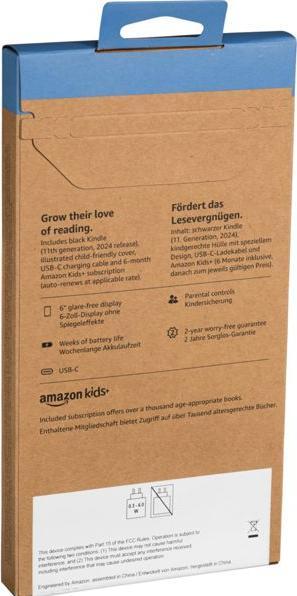 Productafbeelding Amazon Kindle Kinderen Editie (6", 16 GB, Blauw)