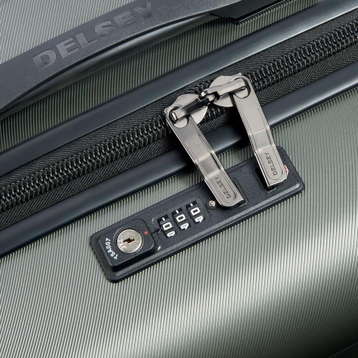 Produktbild Delsey Comete Plus Slim Cabin Trolley Case - 55 cm - Iguana (40 l, Handgepäck (bis 50l))