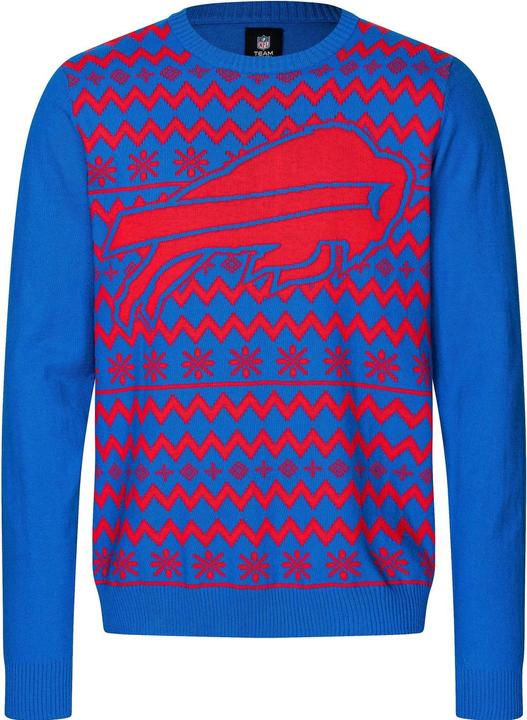 Actual product image Foco NFL Winter Sweater XMAS Knit Sweater Buffalo Bills - S (S)