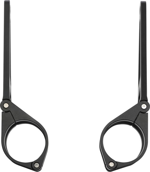 Produktbild Daytona Scheinwerferhalter Alu CNC schwarz Langversion 41 mm