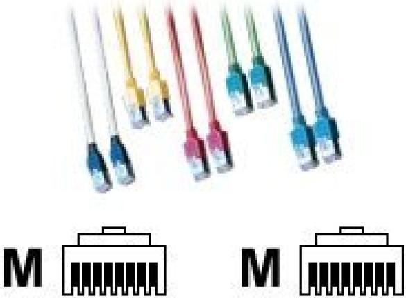 Actual product image Leoni SF/UTP patch cable (S/UTP, CAT5e, 5 m)