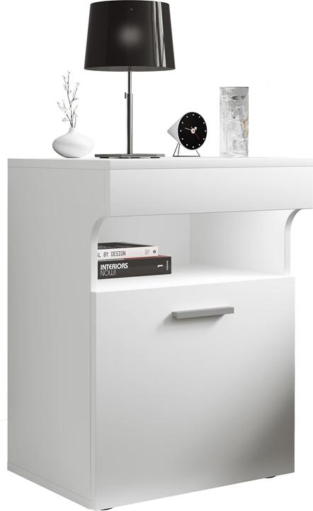 Immagine prodotto VCM Comodino Tavolino Porta girevole Console Boxspring Comodino Slepal M (45 x 39 x 61 cm)
