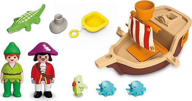 Produktbild Playmobil 71769 JUNIOR & Disney: Peter Pans Piratenschiff mit Wasserspritzspass (71769)