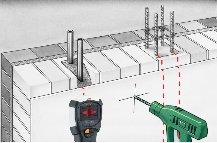 Actual product image Laserliner Locating device MultiScanner Plus 080.967A Locating depth (max.) 120mm Suitable for ferrous metals