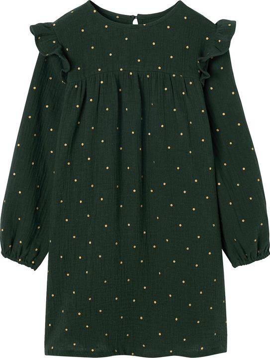 Actual product image Vertbaudet Girls' dress with flounces, muslin (146)