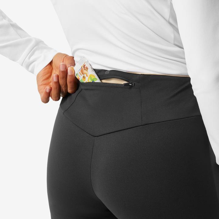 Actual product image Wedze Women's cross-country skiing tights windproof - 500 black (W30/L31)