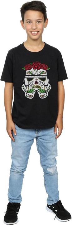 Actual product image Star Wars Boys Stormtrooper Day Of The Dead T-Shirt (140, 146)