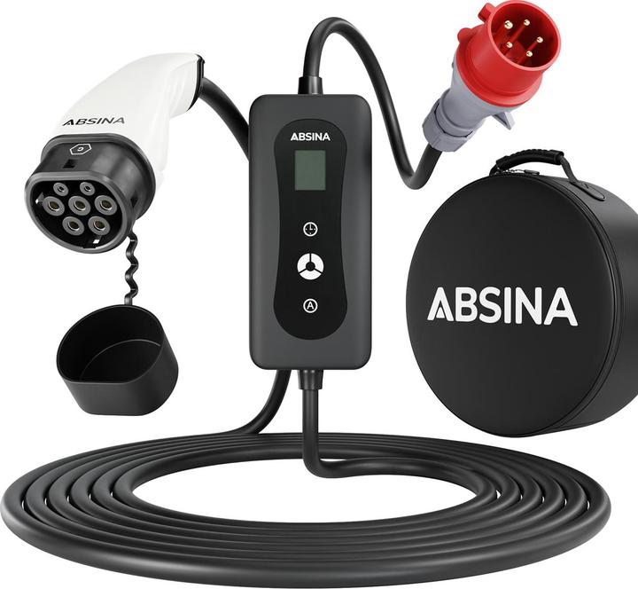 Absina Mobile Ladestation (Typ 2, 11 kW, 16 A, CEE 16)