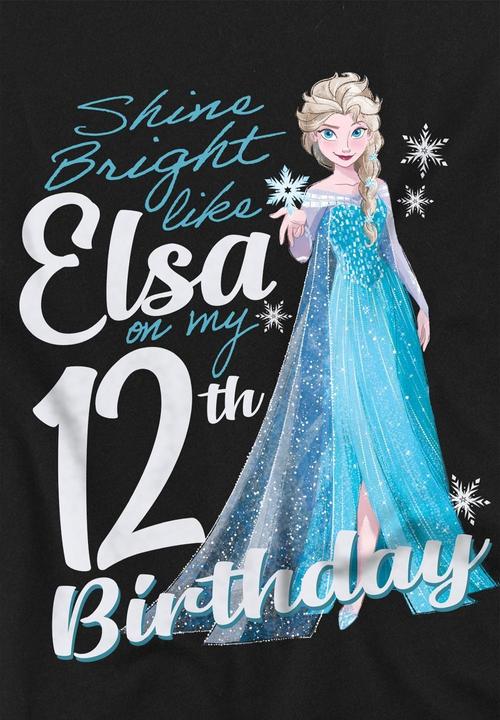 Image du produit Disney Frozen - T-shirt BRIGHT LIKE ELSA - Enfant (140)