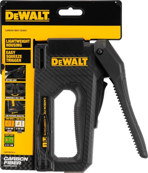 Immagine prodotto DeWalt Tacker e chiodatrice manuale in fibra di carbonio