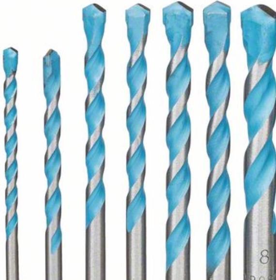 Produktbild Bosch Professional Zubehör Hex-9 MultiConstruction-Bohrer-Sets (3 mm, 4 mm, 5 mm, 6 mm, 8 mm)