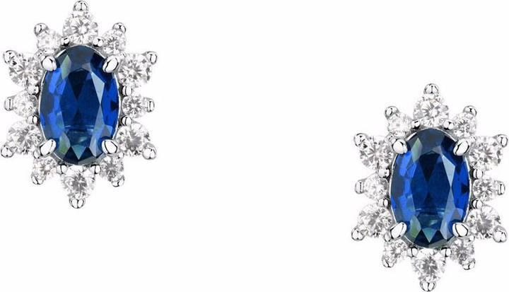 Morellato Silver stud earrings with zircons Tesori SAIW152 (Silber 925)