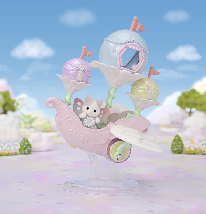 Actual product image Sylvanian Families Magic balloon ship with figure