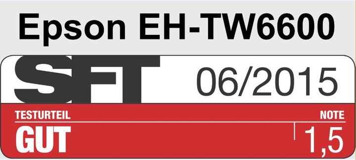 Actual product image Epson Eh-Tw6600 (Full HD, 2500 lm, 1.32 - 2.15:1)