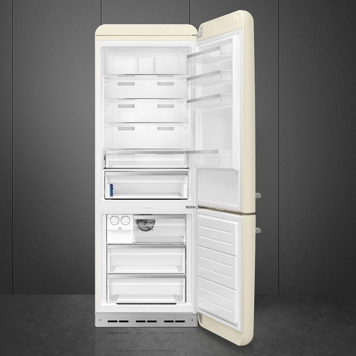 Produktbild Smeg FAB38RCR6 Kühl-Gefrierkombination Rechtsanschlag Creme 50s Style 2025 Modell, EEK: D (481 l)