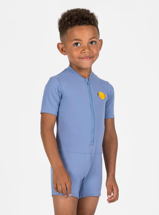 Actual product image Nabaiji Schwimmanzug Baby kurzarm kurze Beine - blau (86, 85 C)