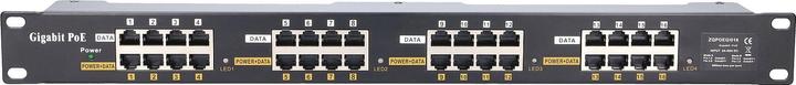 Actual product image Extralink EX.2008 PoE adapter Fast Ethernet, Gigabit Ethernet (802.3af (PoE))