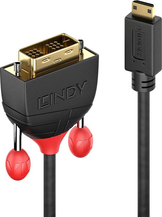 Immagine prodotto Lindy mini HDMI (Typ C) — DVI (1 m, HDMI, DVI)