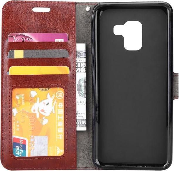 Immagine prodotto MU Classic Custodia in pelle con copertina a libro Crazy Horse (Samsung Galaxy A8 (2018))
