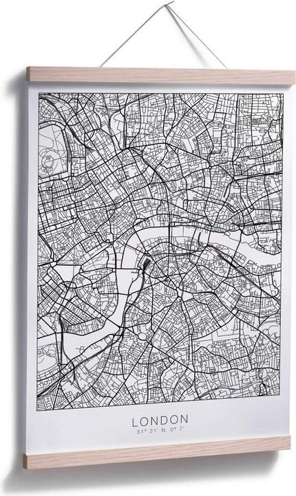 Actual product image Trenddeko London city map (120 x 150 cm)